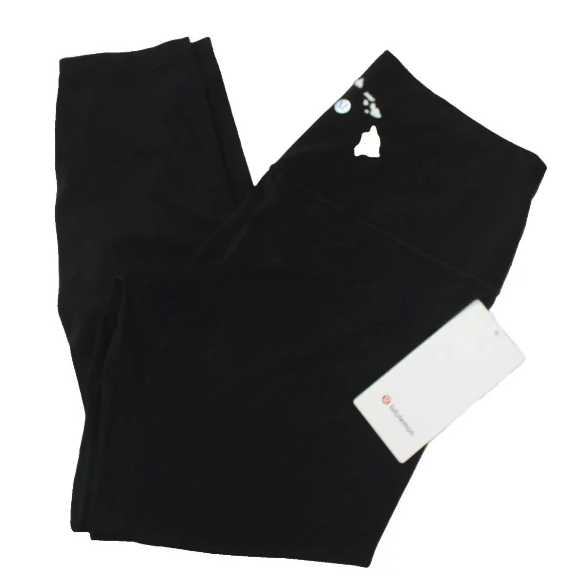 Women`s Lululemon Align HR Pant 25 - Hawaii Decal - Black - Size 12