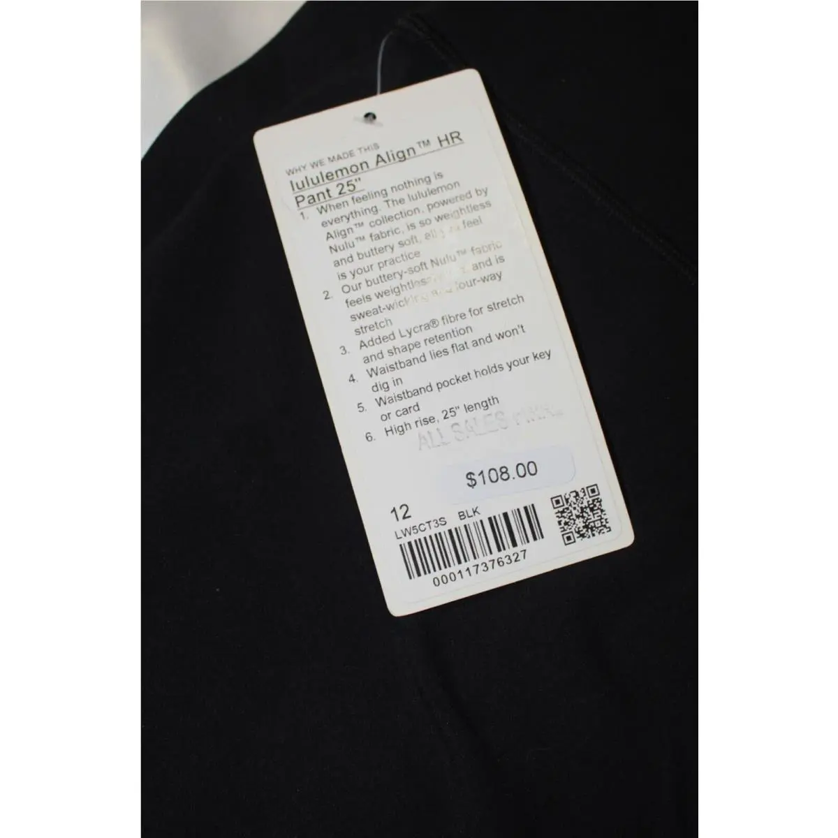 Lululemon clothing - Black 2