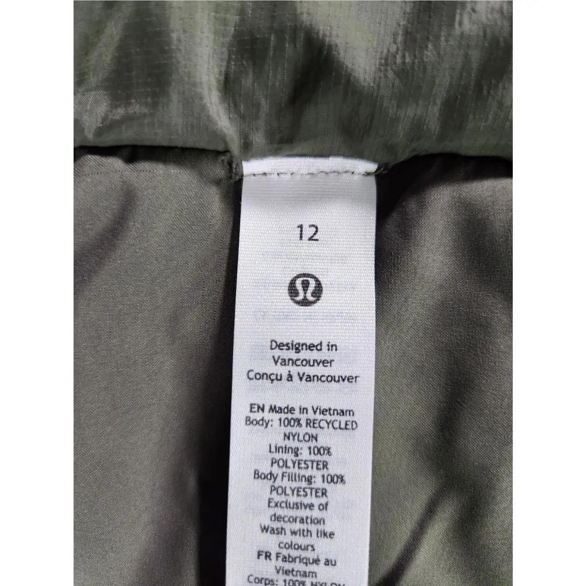 Lululemon clothing - Medium Olive Green 8