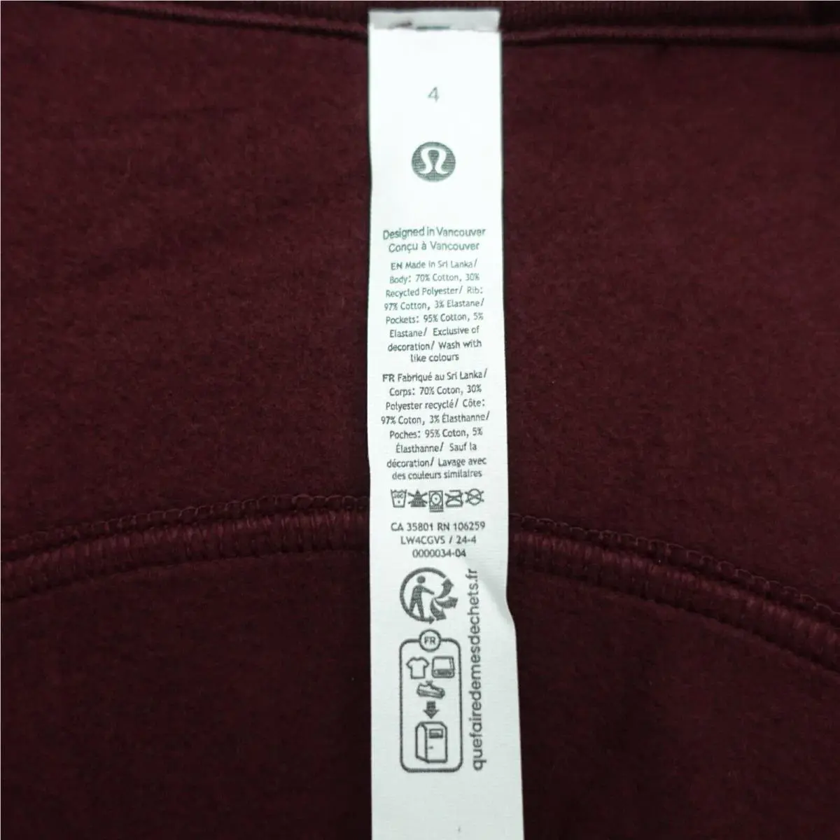 Lululemon clothing - Red 8