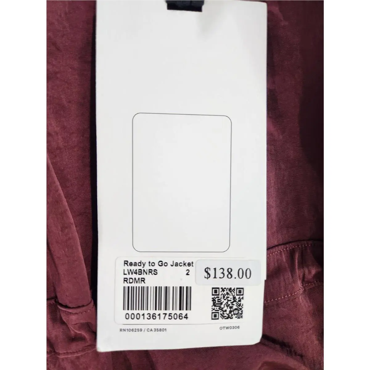 Lululemon clothing - Red Merlot 3