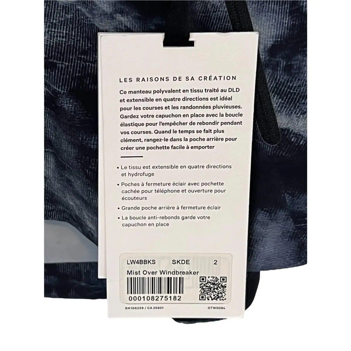 Lululemon clothing - Lululemon Mist Over Windbreaker - Mist Over Windbreaker - Blue 4
