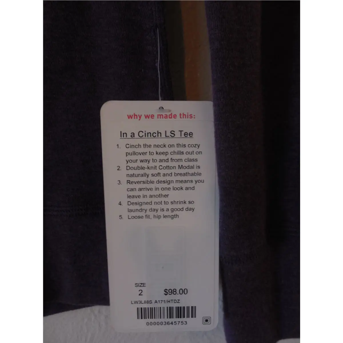 Lululemon clothing - Purple 7