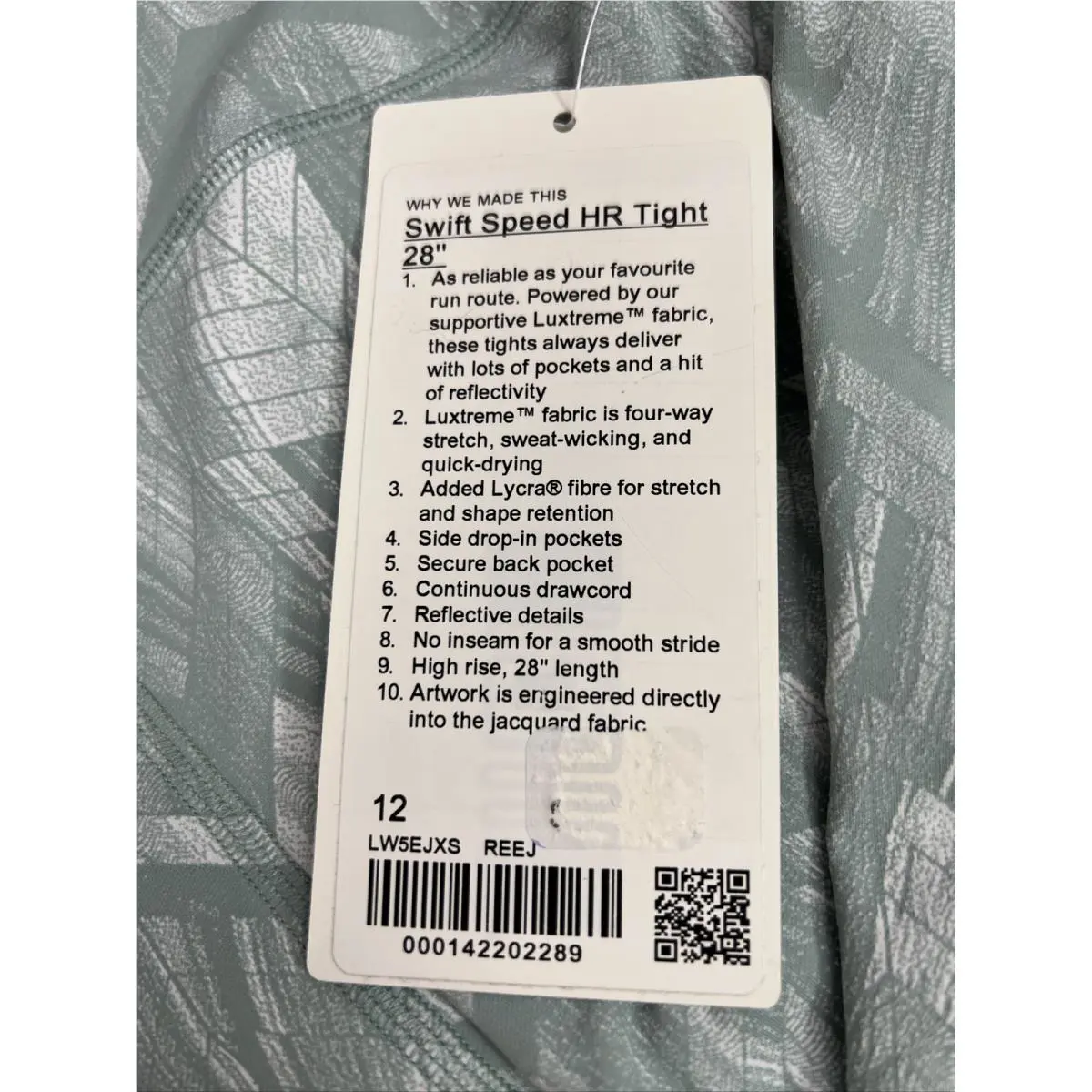 Lululemon clothing - LW5EJXS - LW5EJXS - Sage Green 1
