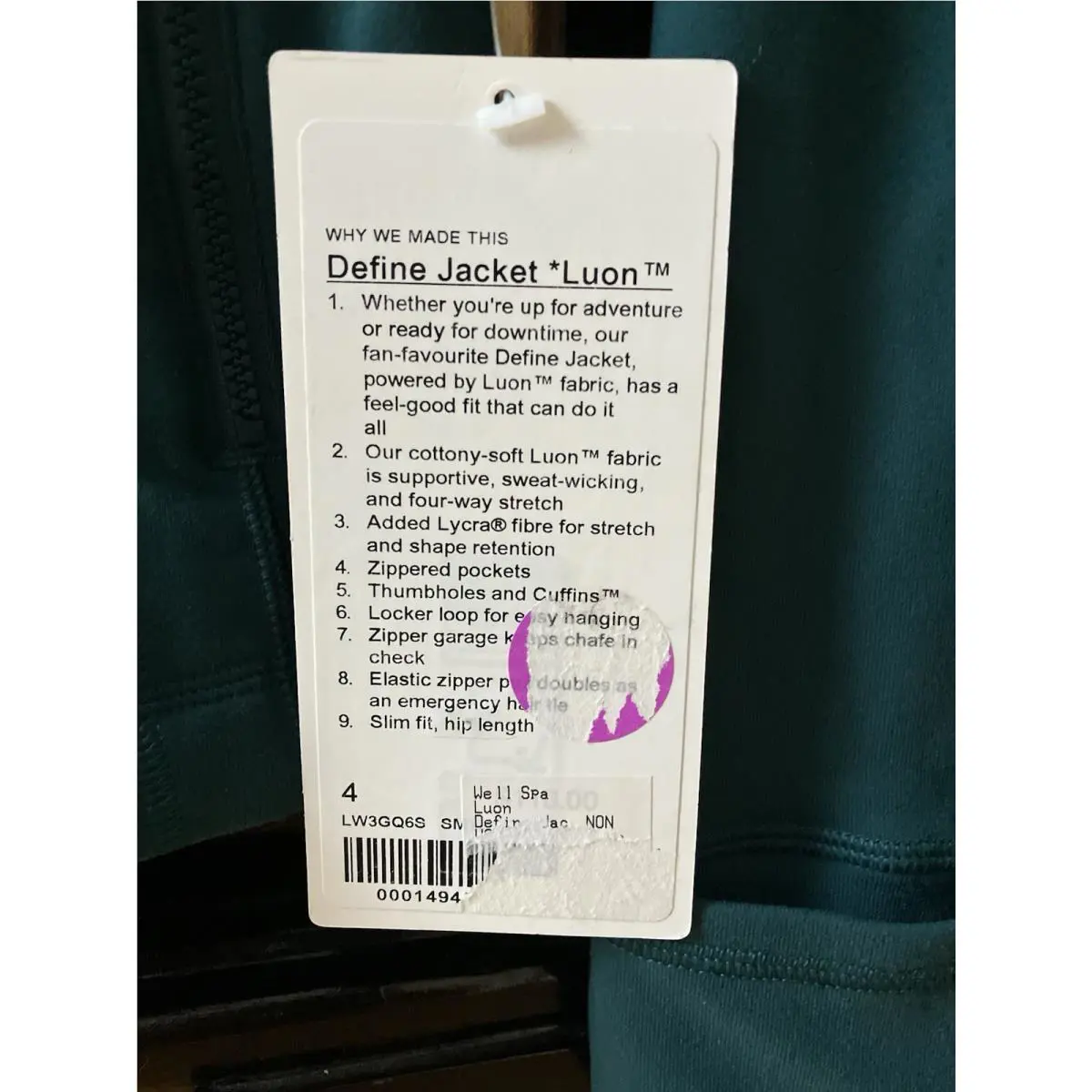 Lululemon clothing - Green 1