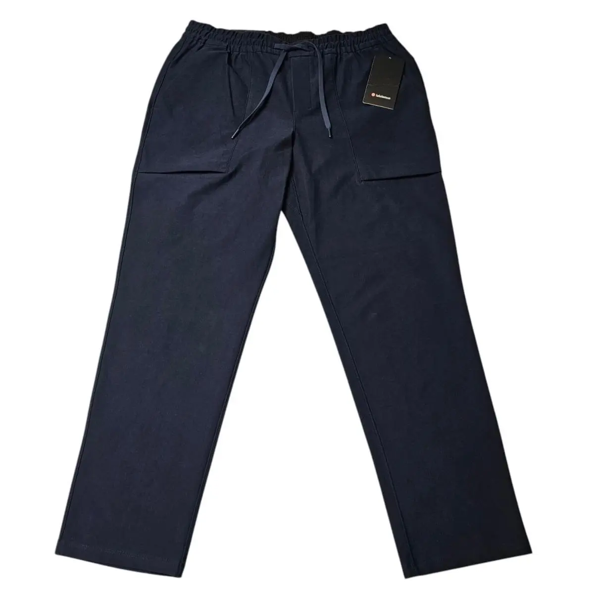Lululemon Men’s XL Bowline True Navy Utlilitech Pants Seersucker Pull On