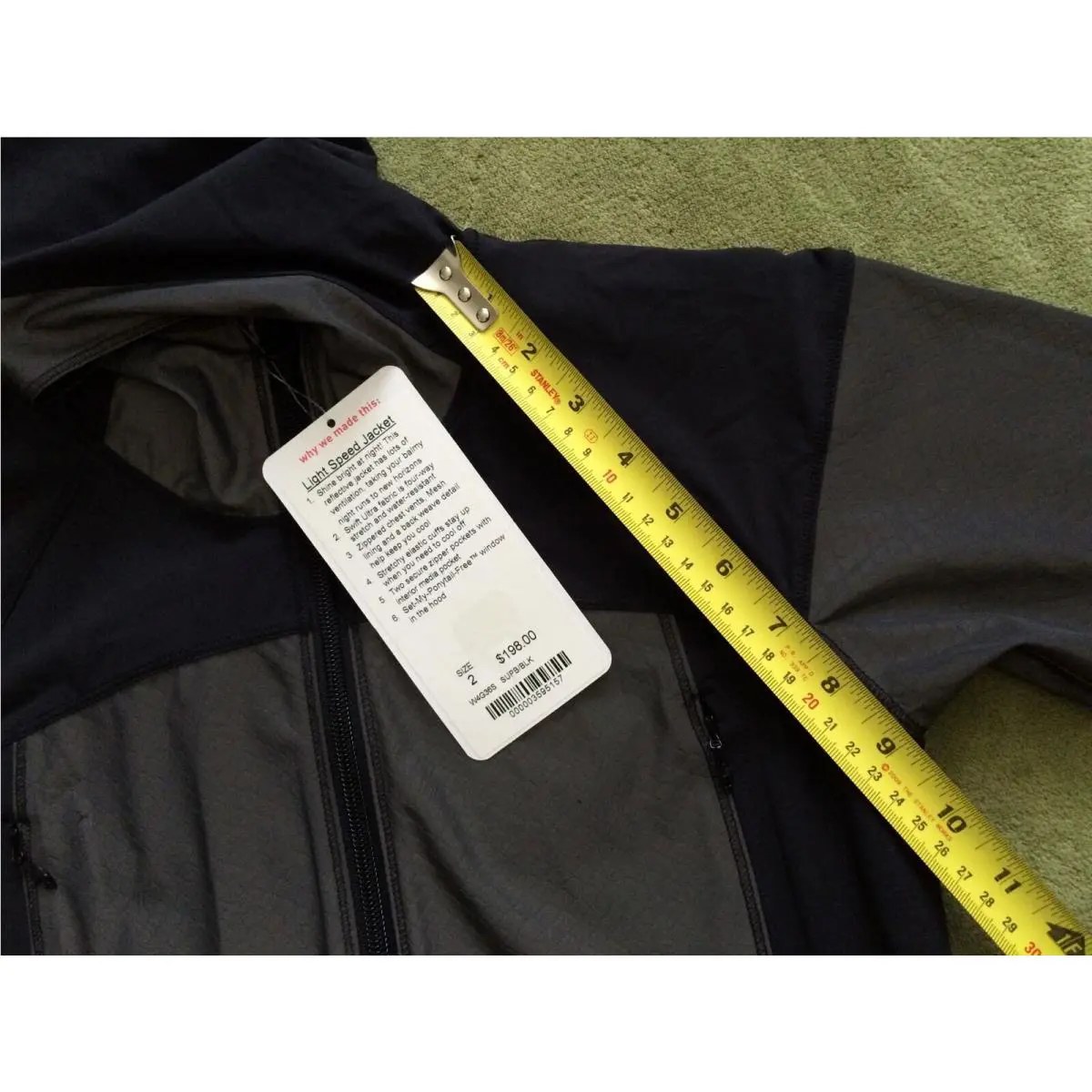 Lululemon clothing - Black+gray 8