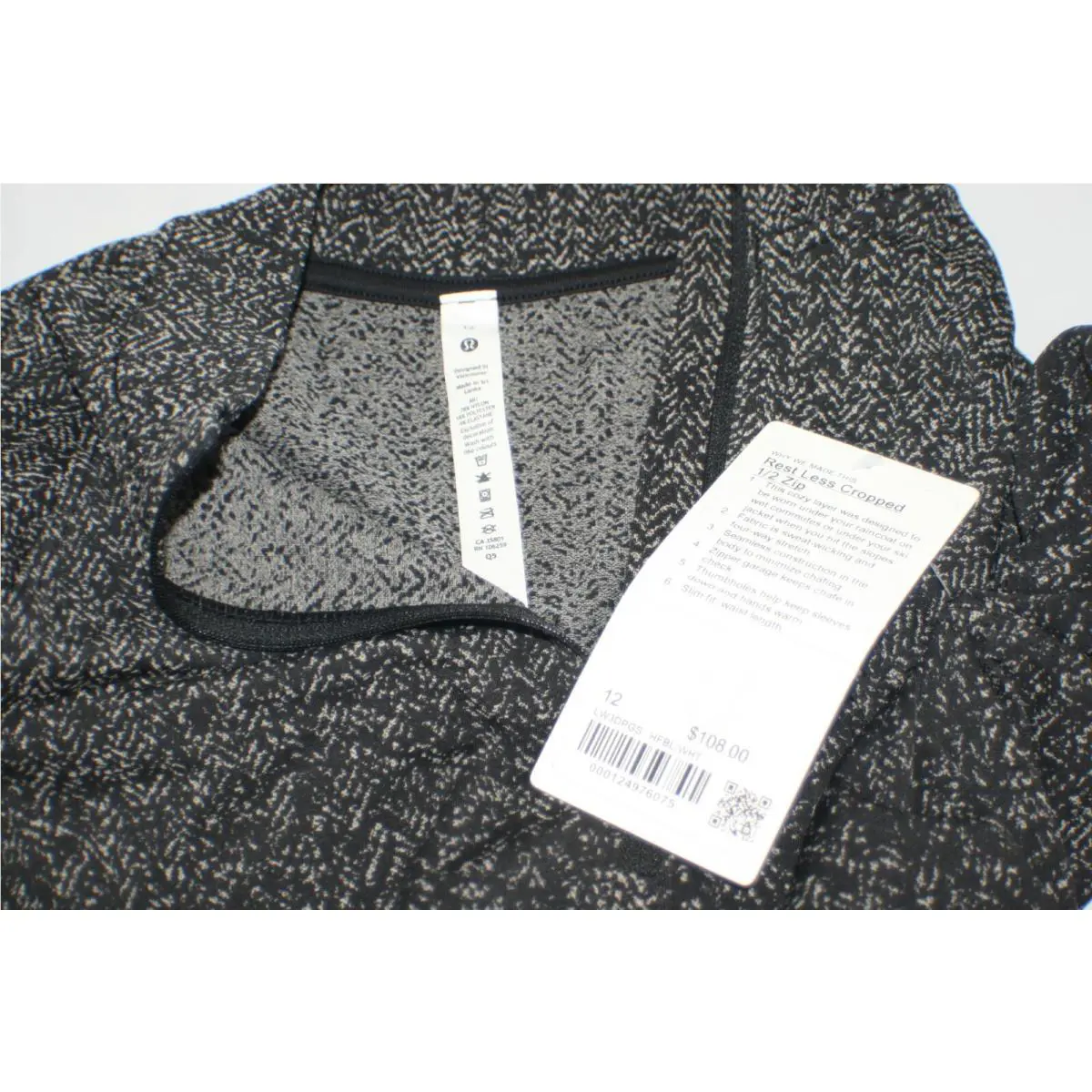 Lululemon clothing - Black & White 3