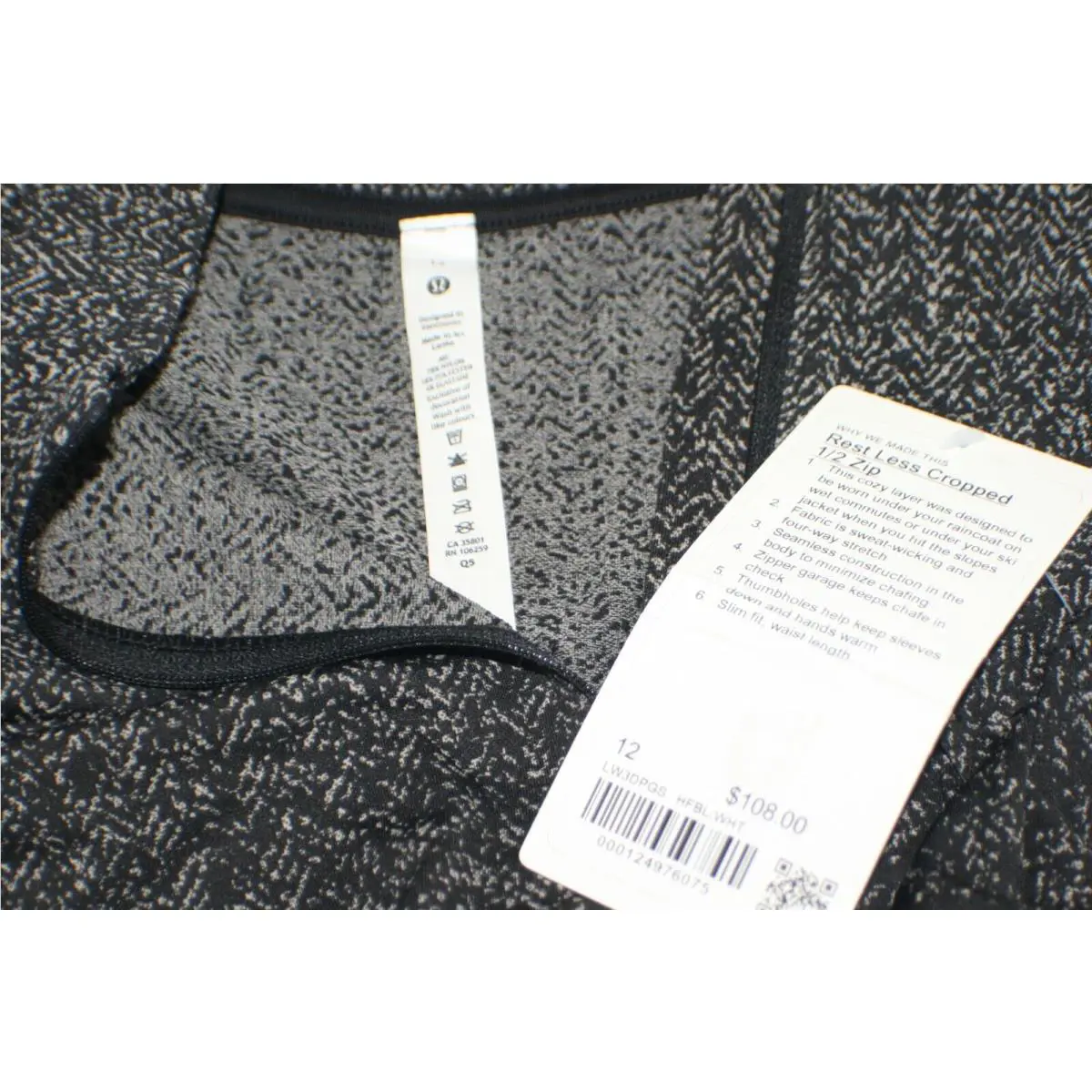 Lululemon clothing - Black & White 4
