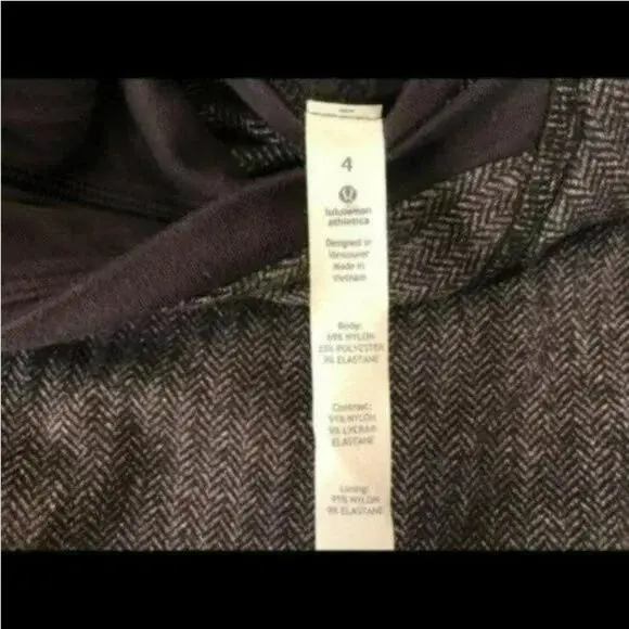 Lululemon clothing - Black Gray 1