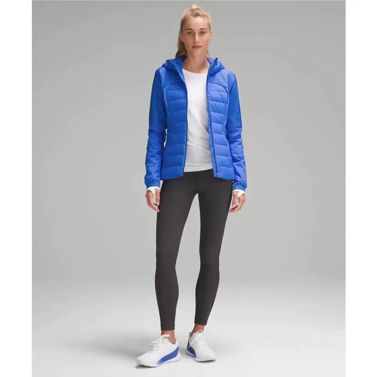 Lululemon clothing - Down for It All Jacket in Pipe Dream Blue - Blue 0
