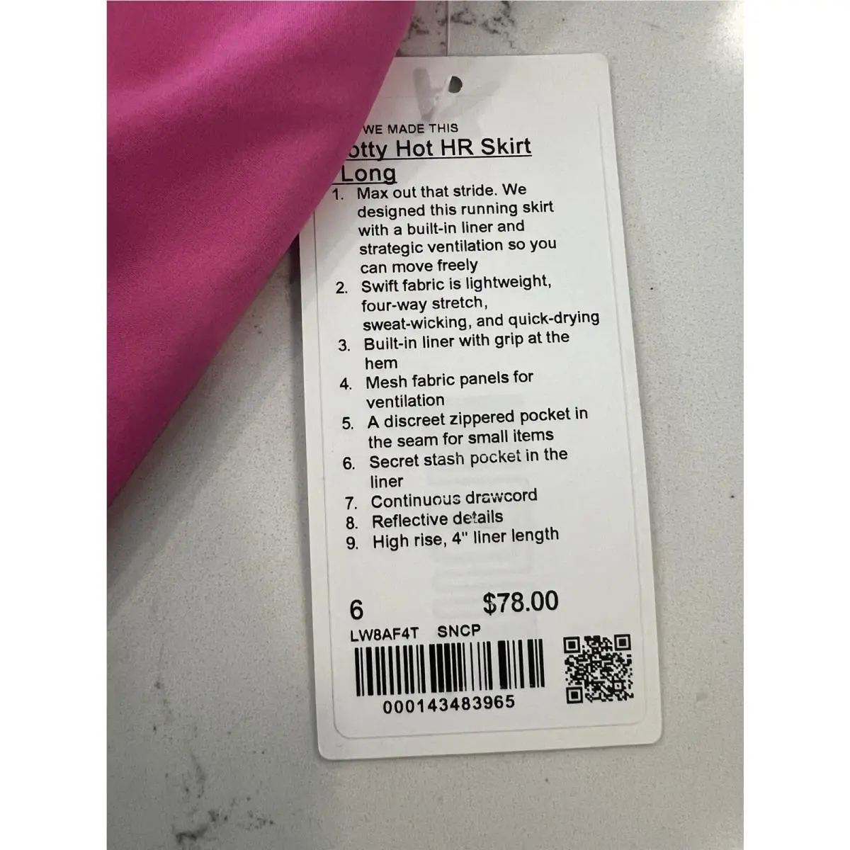 Lululemon clothing - Sonic Pink 7