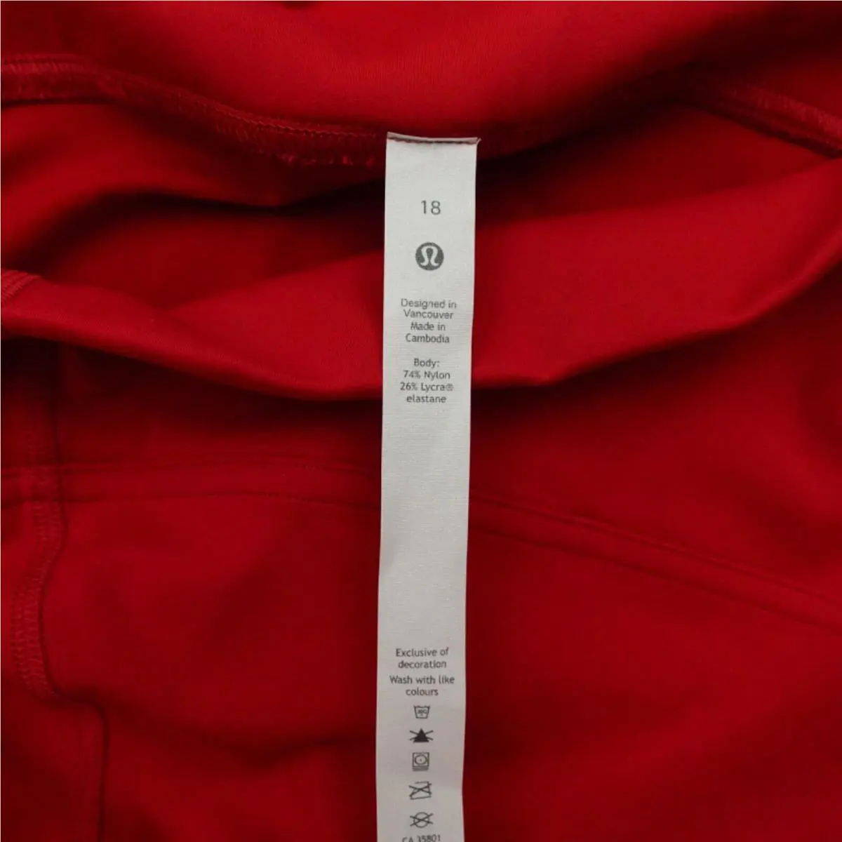Lululemon clothing - Red 3