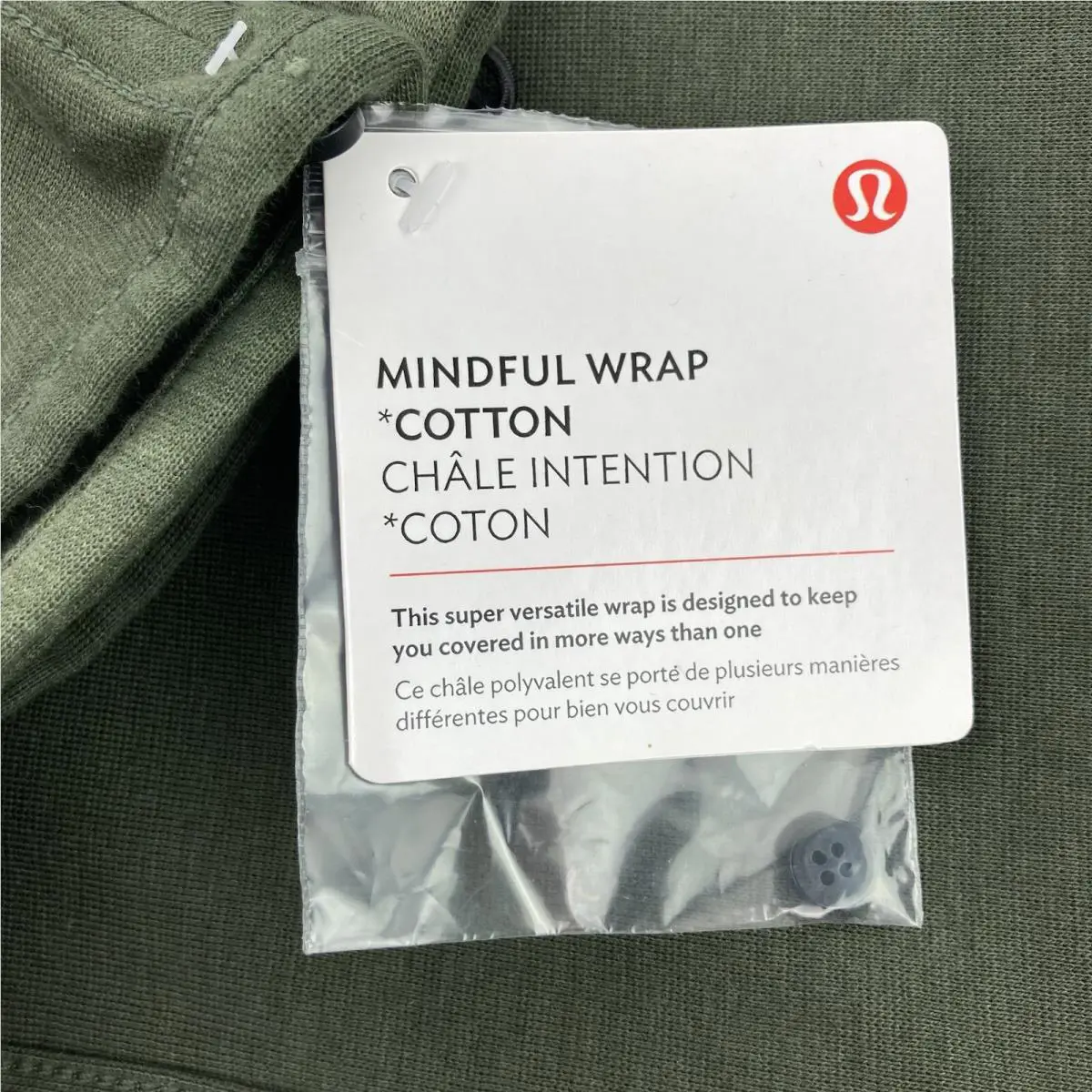 Lululemon clothing - Lululemon Mindful Wrap - Mindful Wrap - Green 1