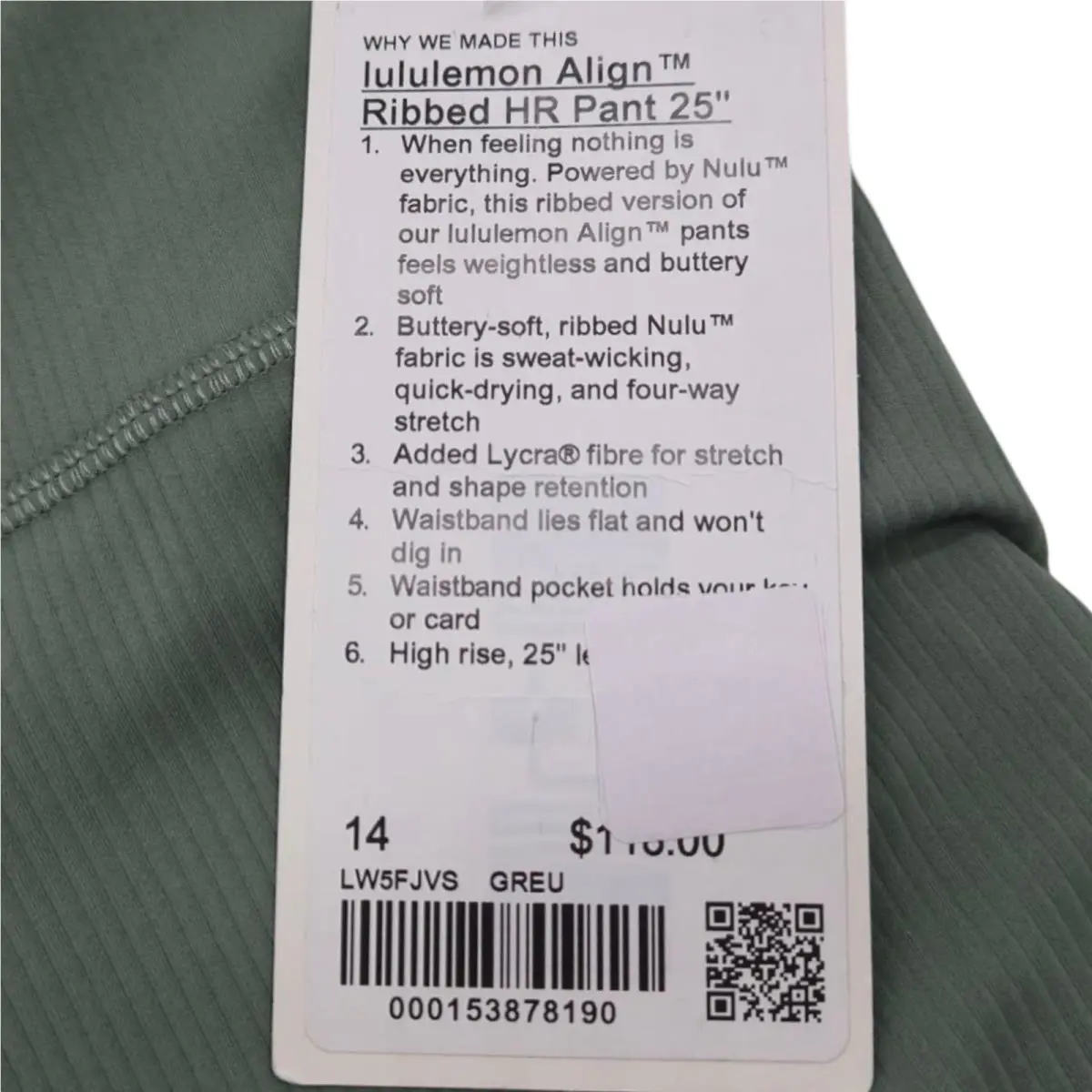 Lululemon clothing - GREU 4