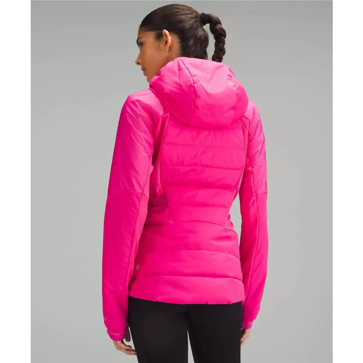 Lululemon clothing - Down for It All Jacket in Storm Teal - Pink 1