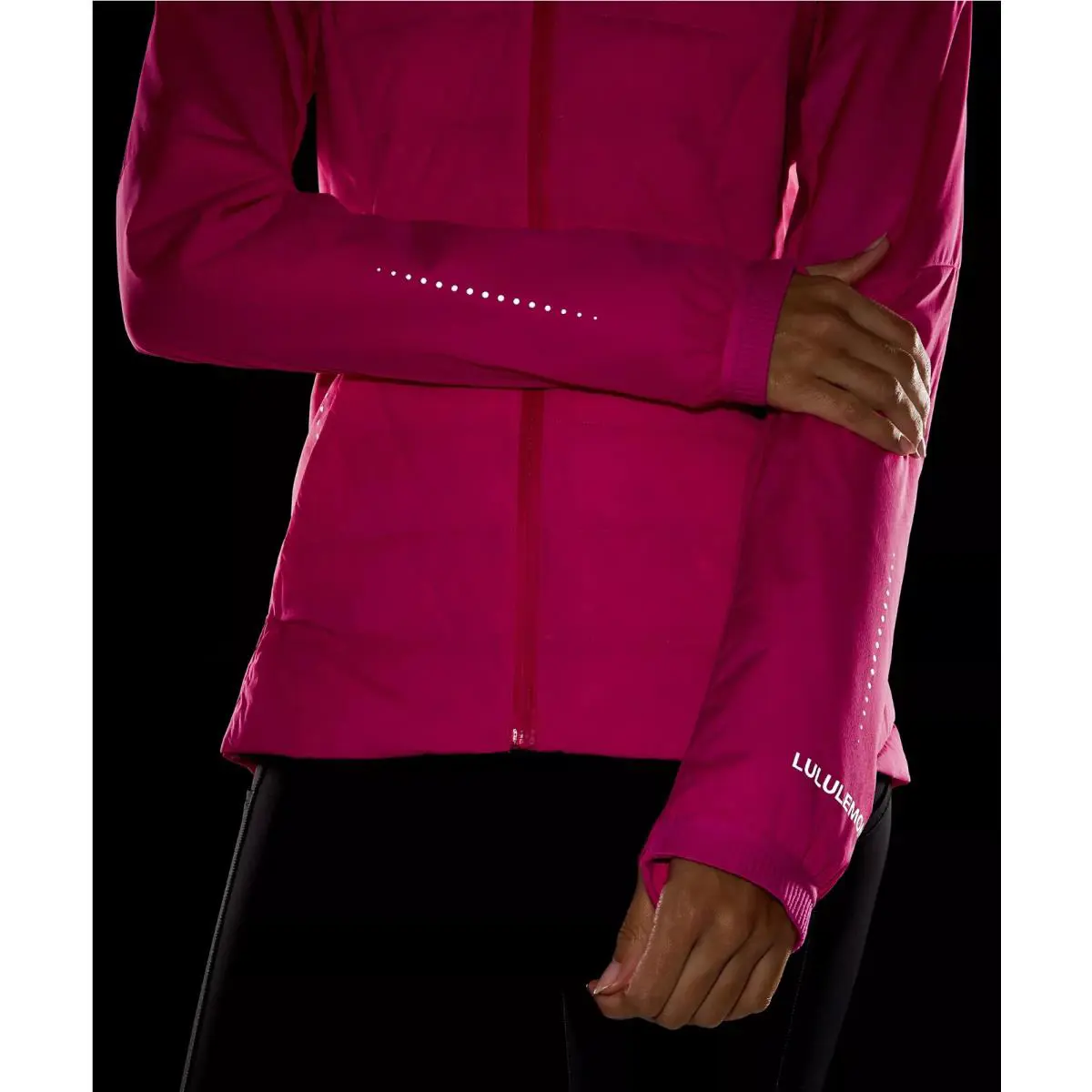 Lululemon clothing - Down for It All Jacket in Storm Teal - Pink 5