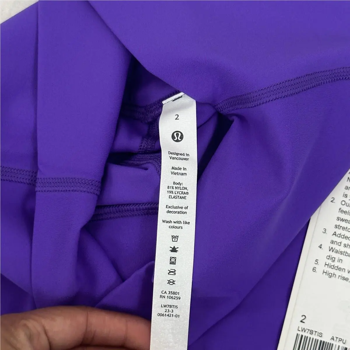 Lululemon clothing - Purple 3