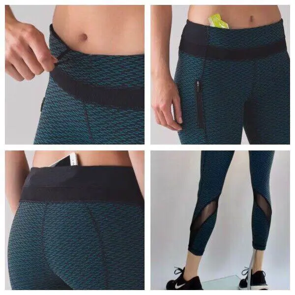 Lululemon clothing - Teal & Black 8
