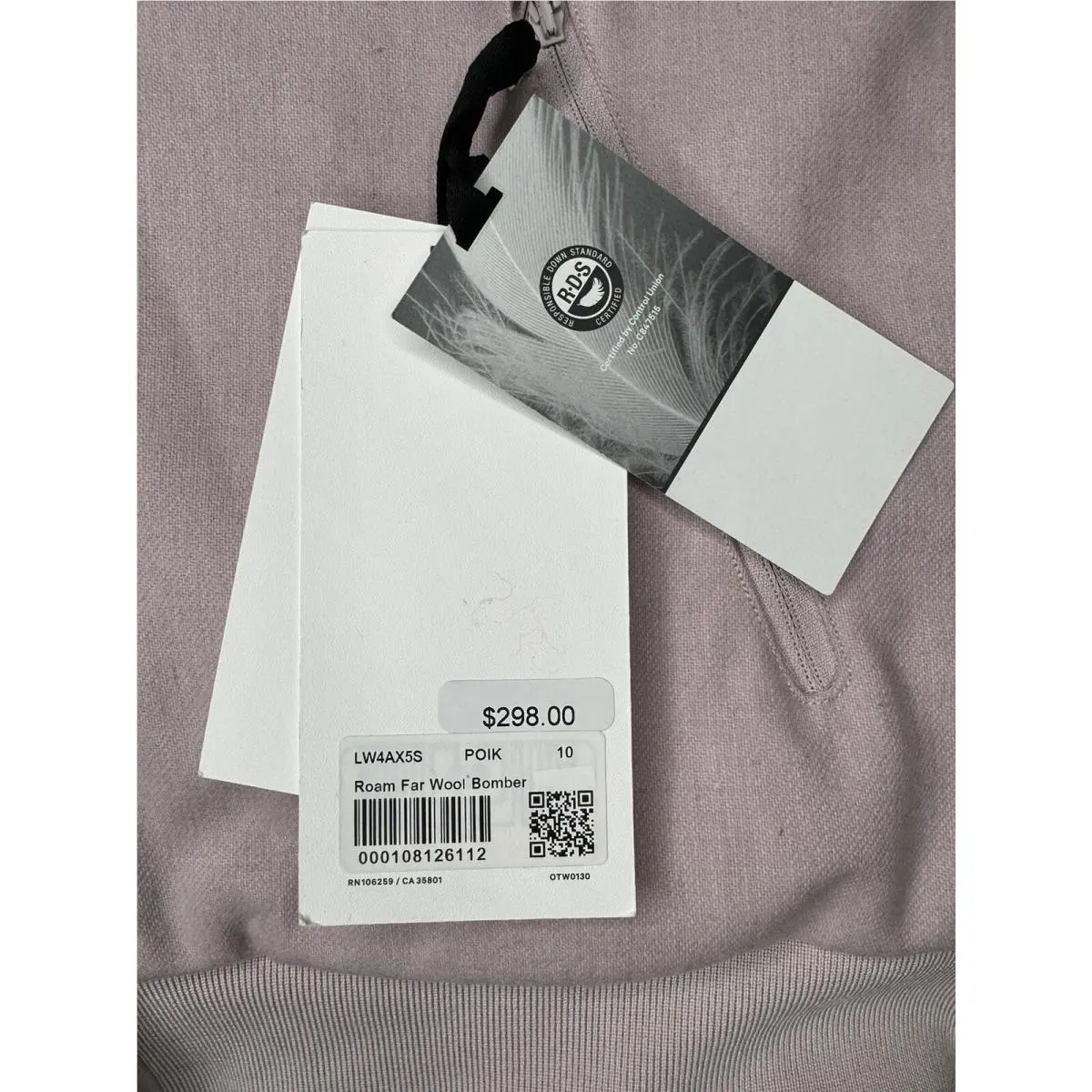 Lululemon clothing - Lululemon Roam Far Wool Bomber - W4AX5S - Pink 8