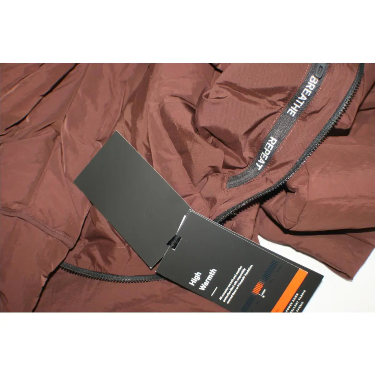 Lululemon clothing - Lululemon Navigation Stretch Down Jacket - Brown, Manufacturer: BRNE 9