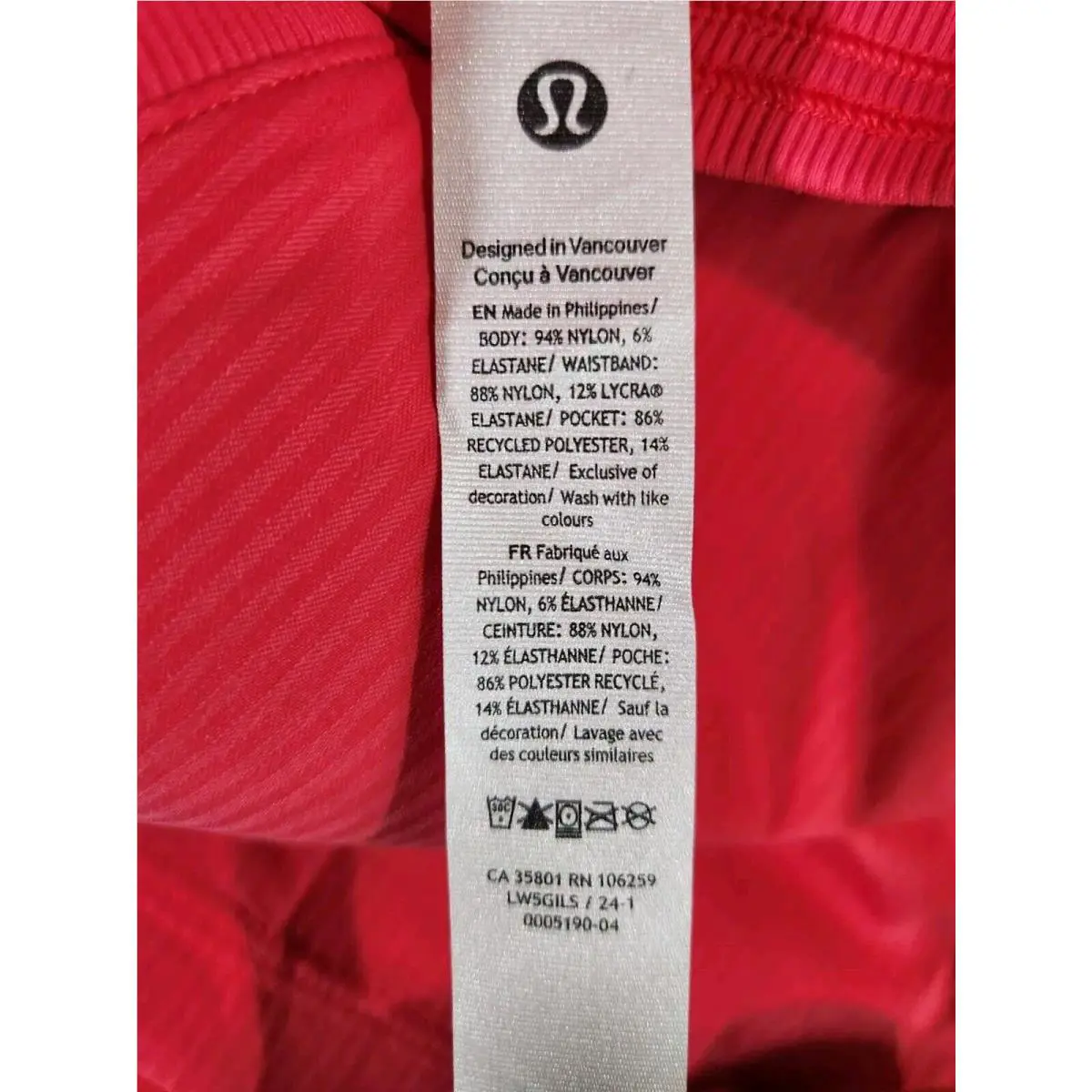 Lululemon clothing - Pink 7
