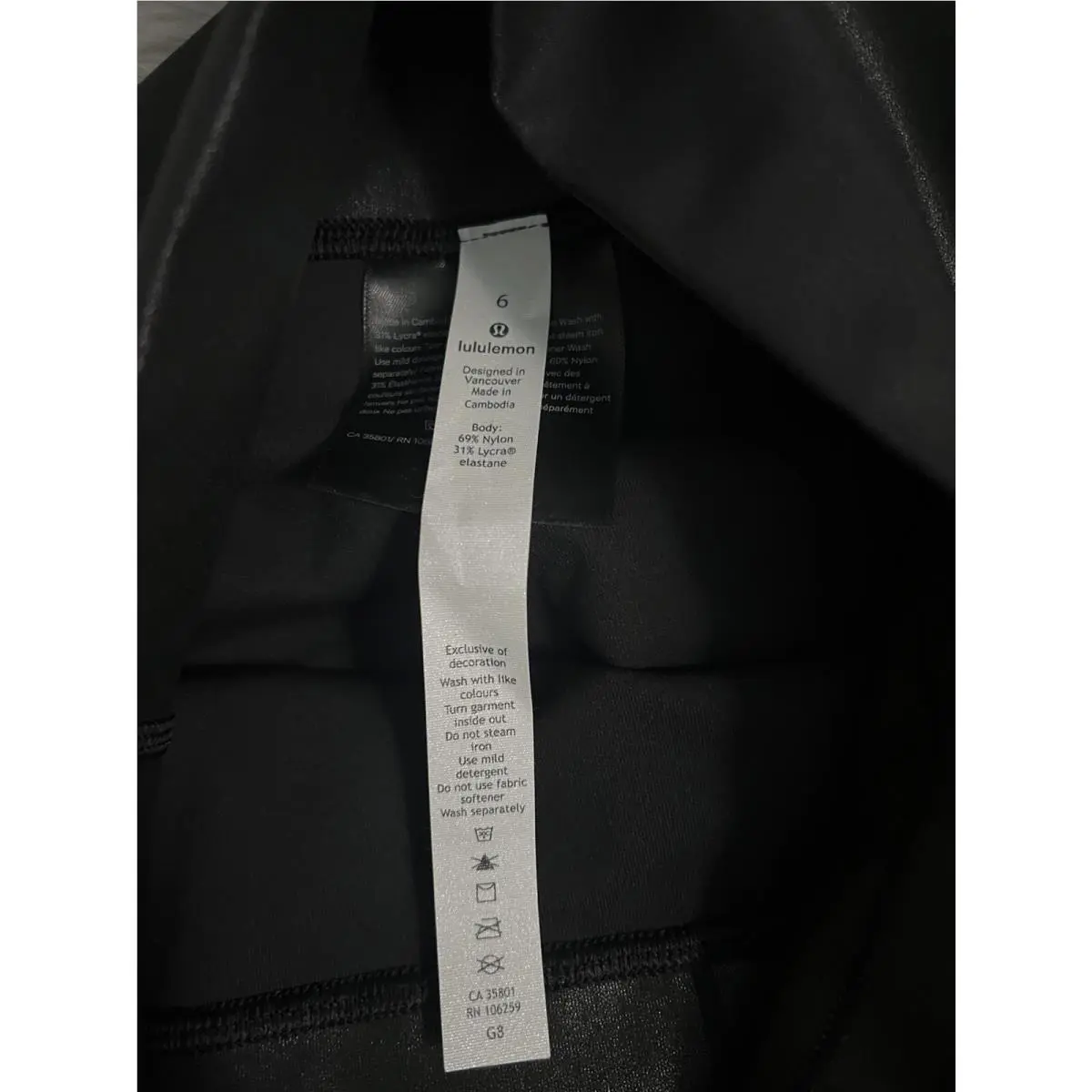 Lululemon clothing - Black 4