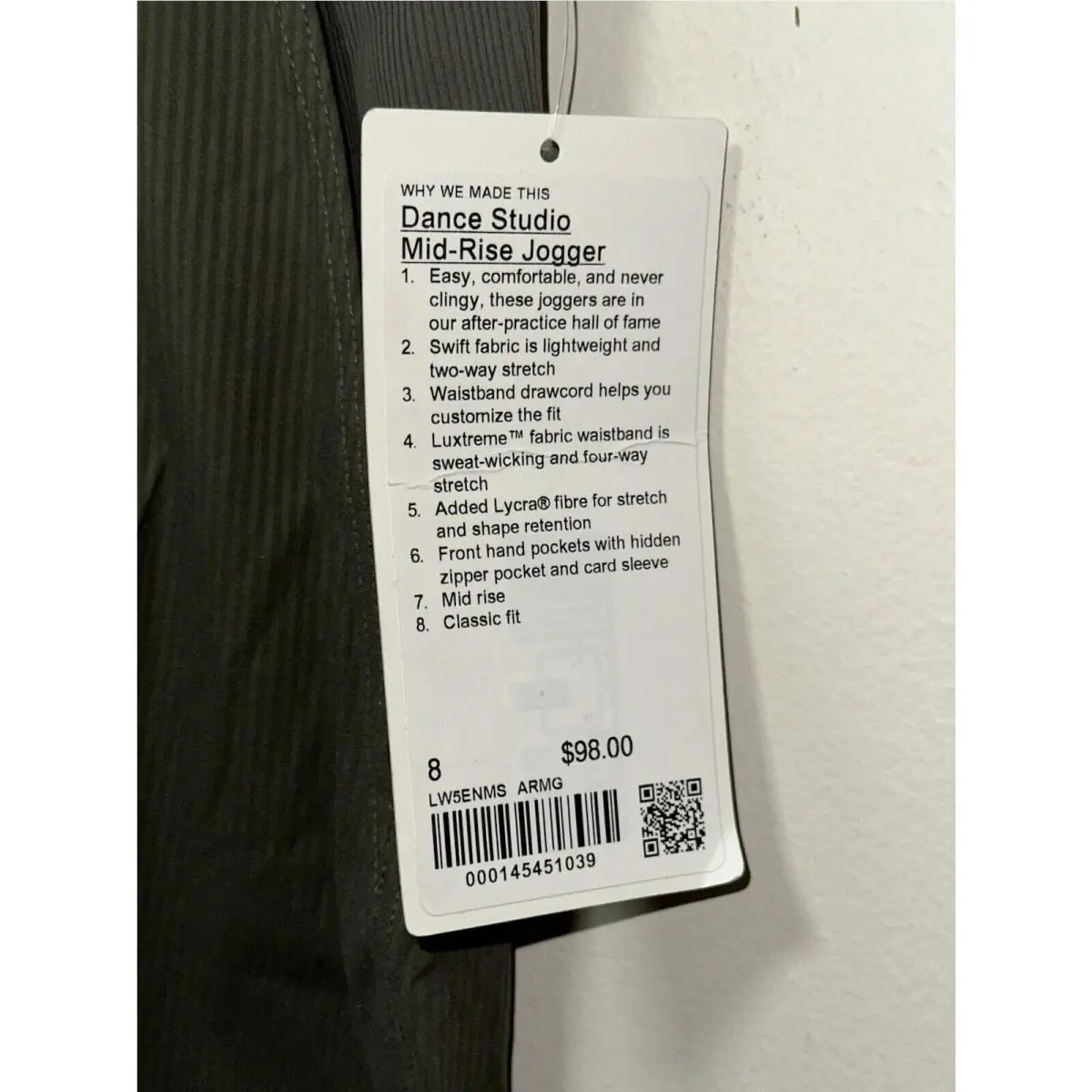 Lululemon clothing  - ARMY GREEN 3