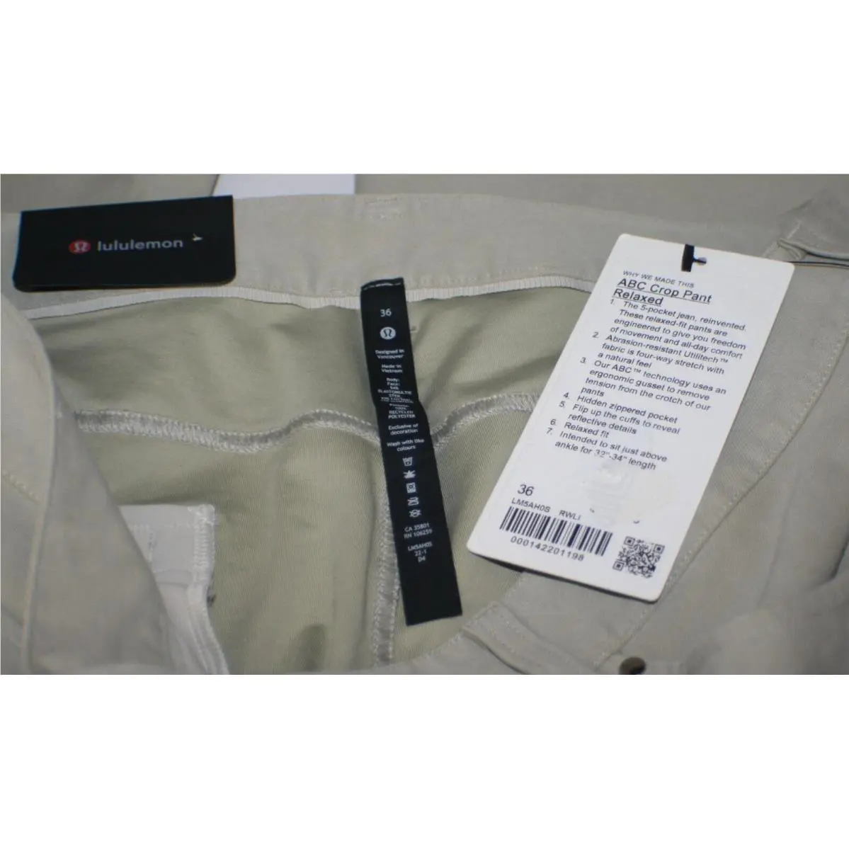 Lululemon clothing - Lululemon ABC - ABC - Khaki 3