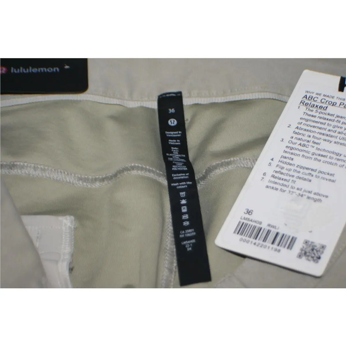 Lululemon clothing - Lululemon ABC - ABC - Khaki 4