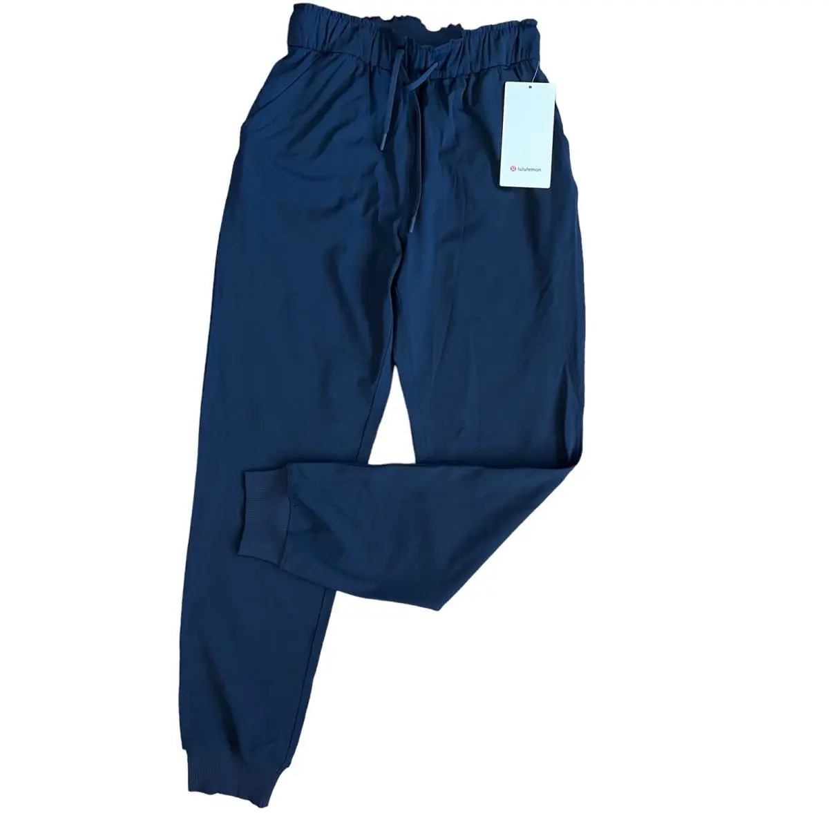 Lululemon Women`s Stretch High-rise Jogger Full Length Navy Blue Size 4