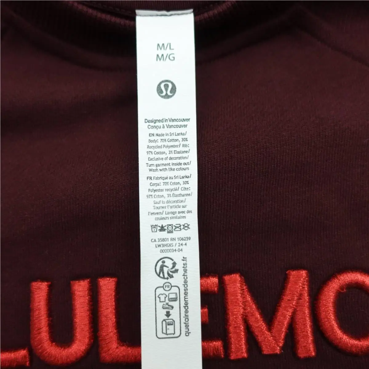 Lululemon clothing - Red 6