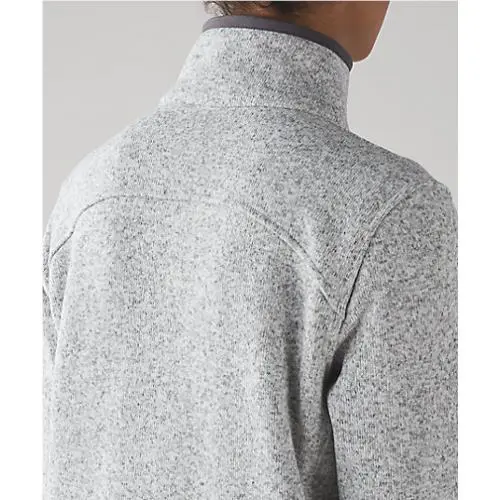 Lululemon clothing - heathered white/dark carbon 6