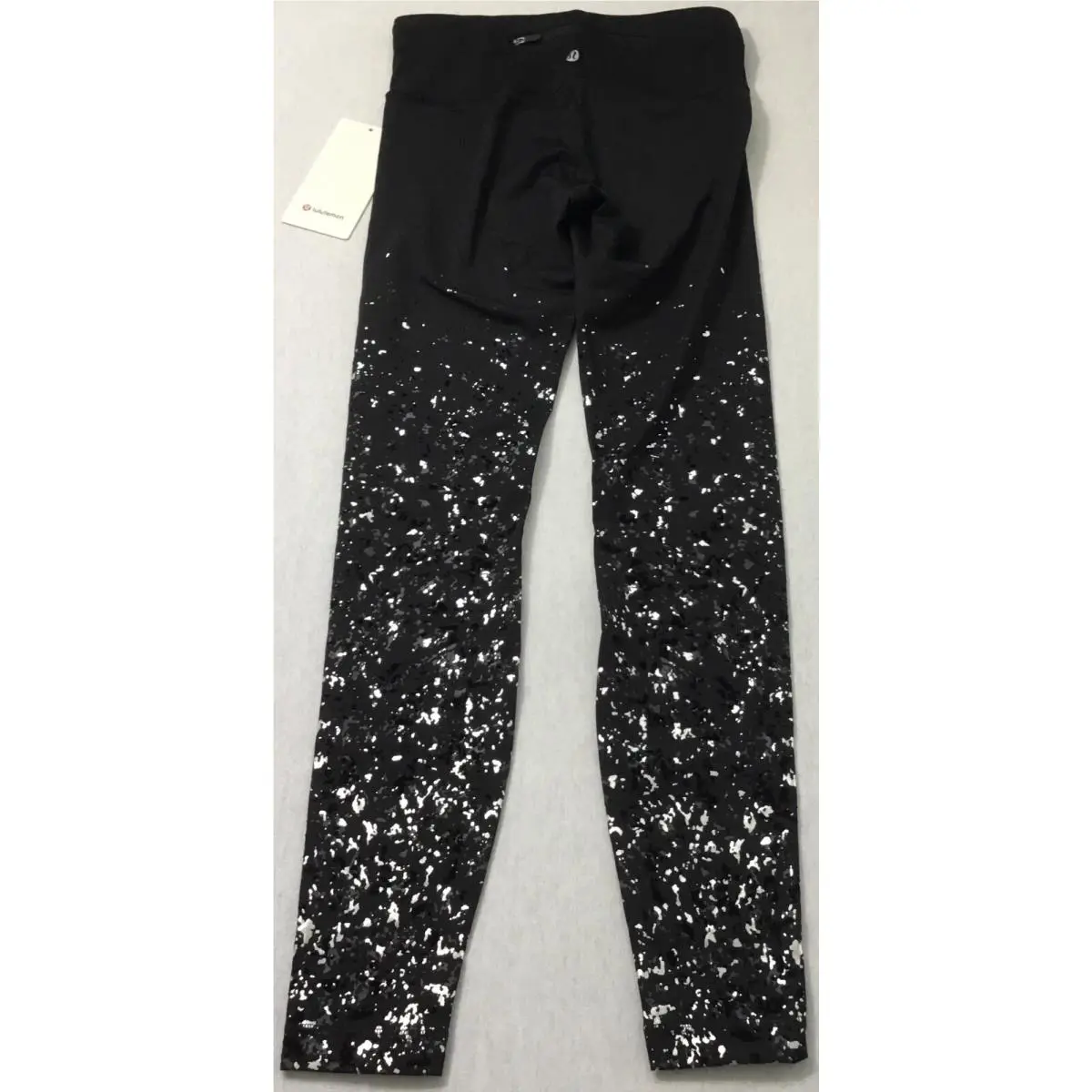 Lululemon Women Speed Wunder Tight 28” Spark LW5CBRS Black Silver Size 0