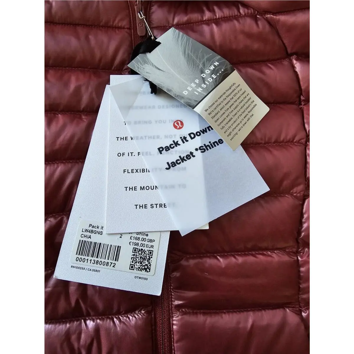 Lululemon clothing - Red 5