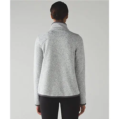 Lululemon clothing - heathered white/dark carbon 6