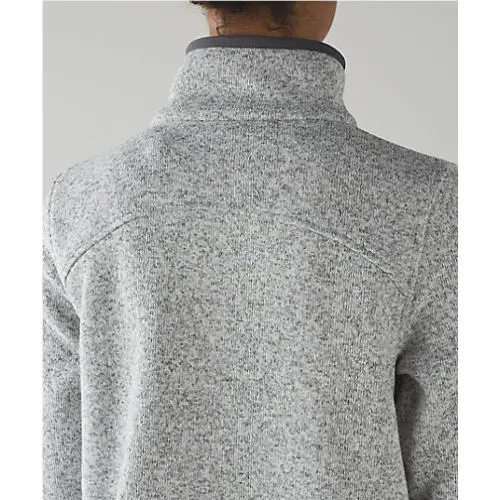 Lululemon clothing - heathered white/dark carbon 7