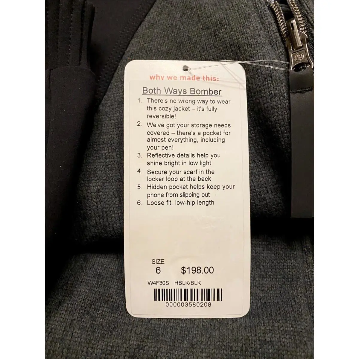 Lululemon clothing - Black (UPC: 098096473976) 0