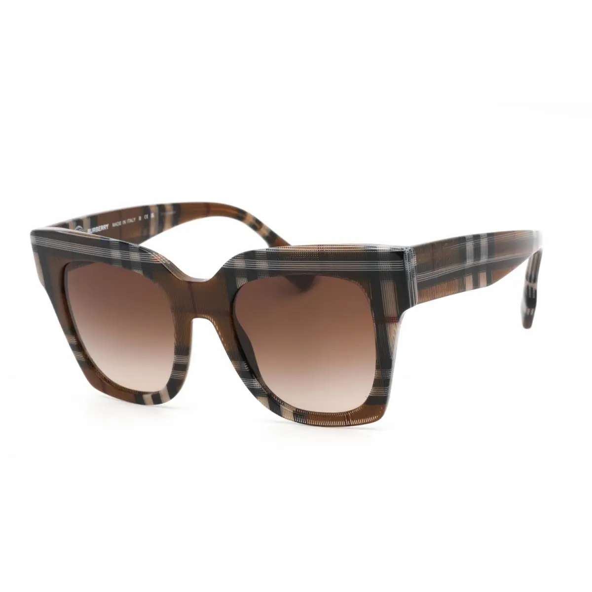 Burberry BE4364 396713 Kitty Brown Check Brown Gradient 49 mm Women`s Sunglasses
