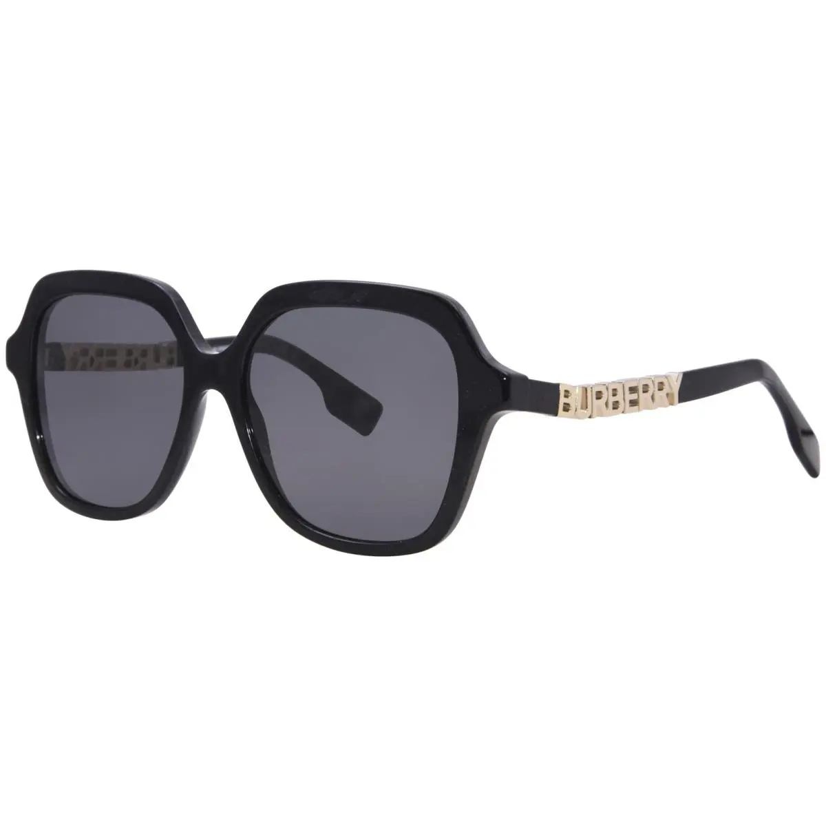 Joni BE4389 300187 Sunglasses Women`s Black/dark Grey Lenses 55mm by Burberry