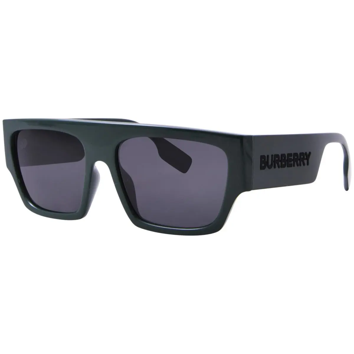 Burberry Micah BE4397U 407187 Sunglasses Men`s Green/dark Grey Square Shape 58mm