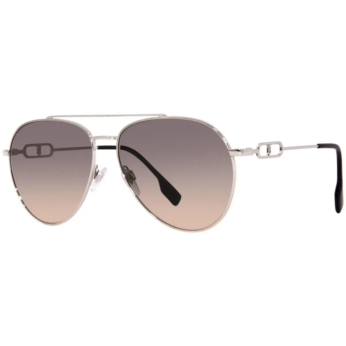 Carmen BE3128 1005G9 Sunglasses Men`s Silver/grey Gradient Lenses 58mm by Burberry