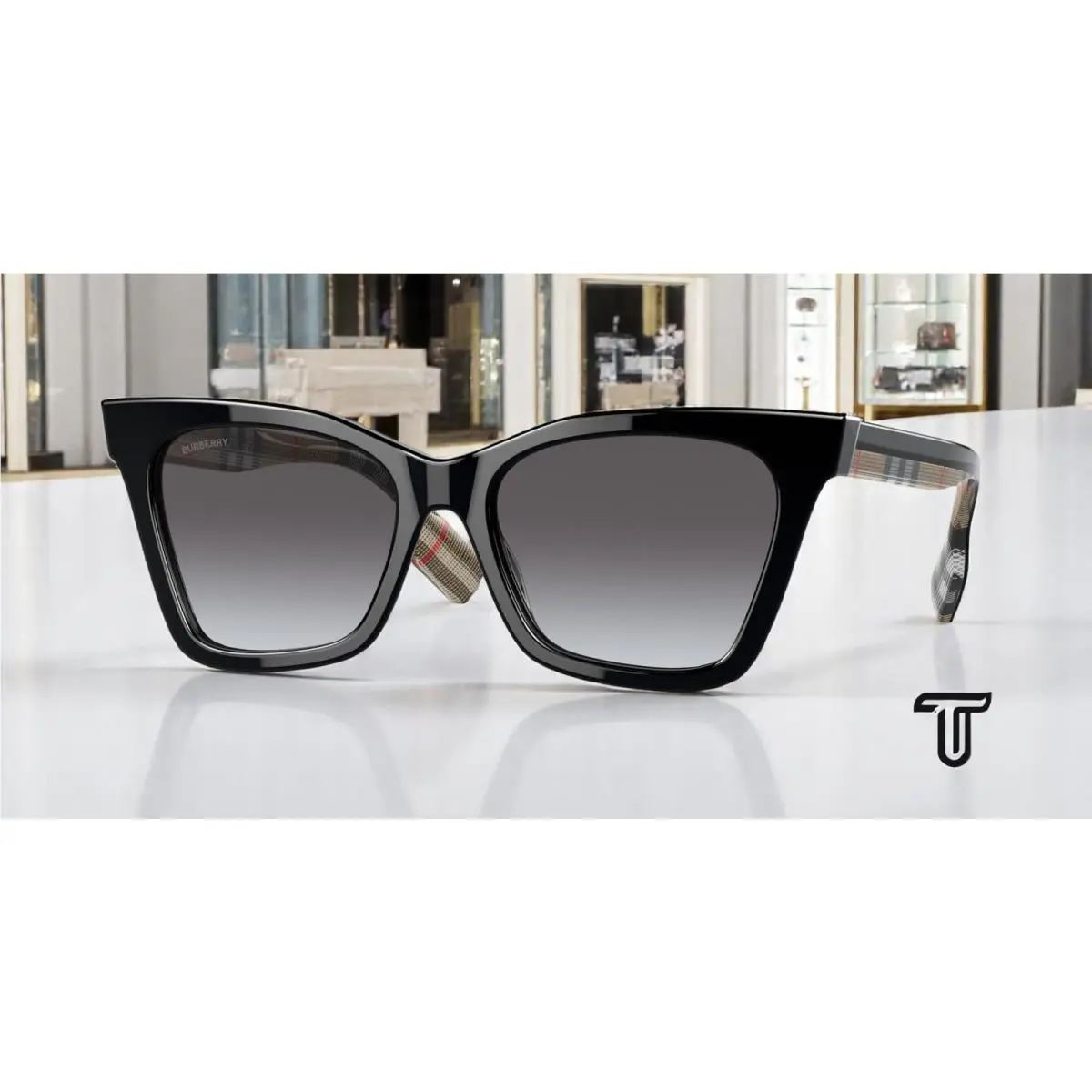 Burberry Women`s Fashion 53mm Vintage Check Sunglasses BE4346-394487-53