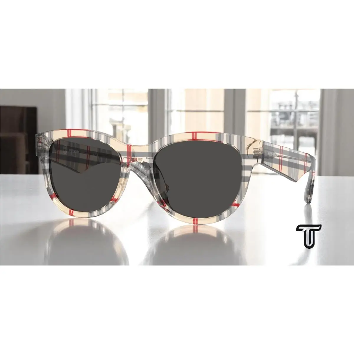 Burberry 0BE4432U 412287 Vintage Check Women`s Sunglasses 54X17X140