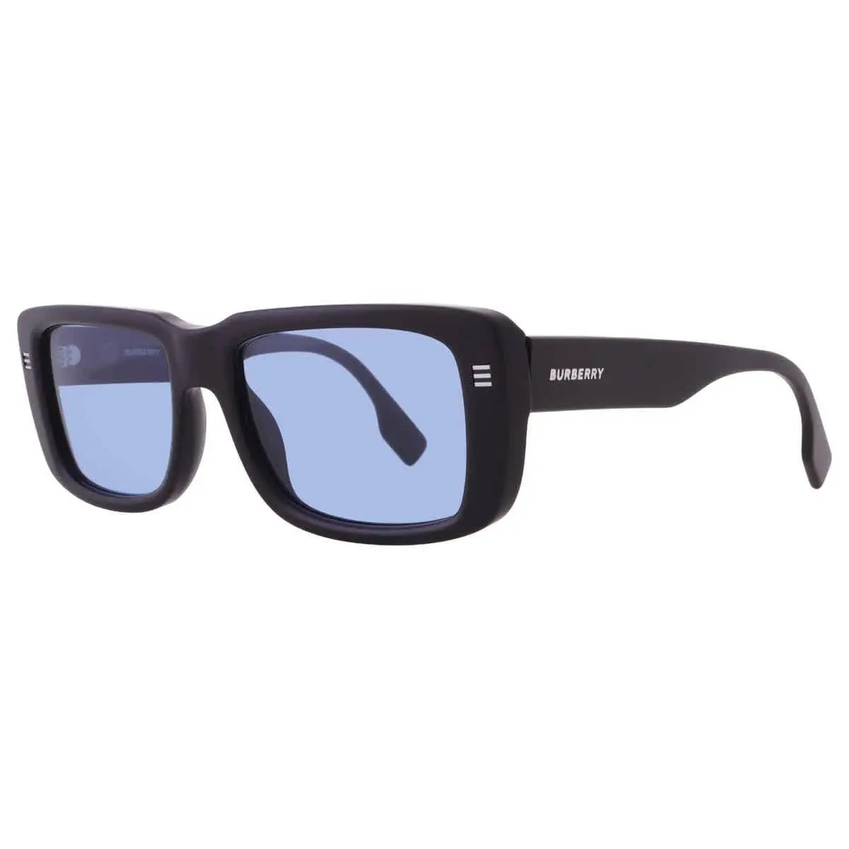 Burberry Jarvis Light Blue Rectangular Men`s Sunglasses BE4376U 300172 55