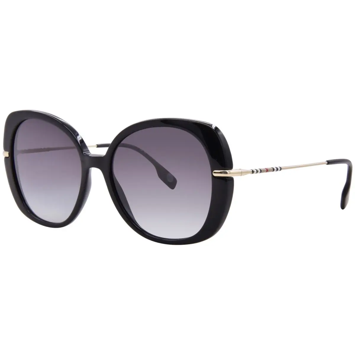 Burberry Eugenie BE4374 30018G Sunglasses Women`s Black/grey Gradient 55mm