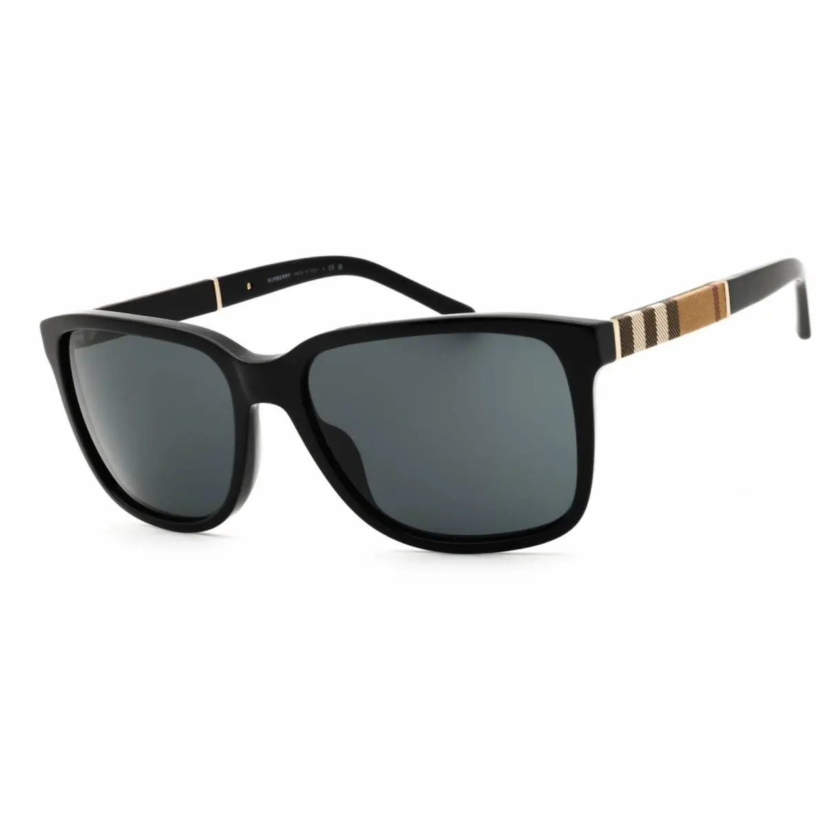 Men`s Sunglasses Black Full Rim Rectangular Shape Frame BE4181 300187 by Burberry