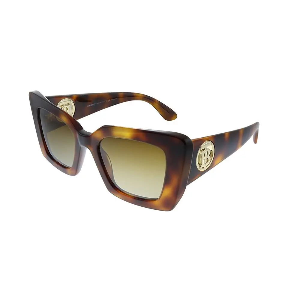 Burberry Daisy BE 4344 3316T5 Havana Plastic Sunglasses Brown Gradient Lens