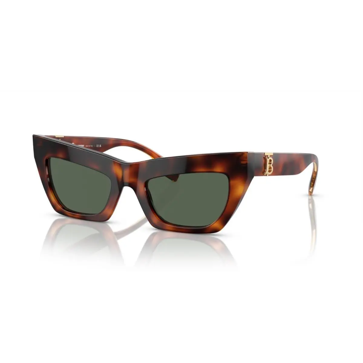 Burberry BE 4405 Havana/green 3316/71 Sunglasses