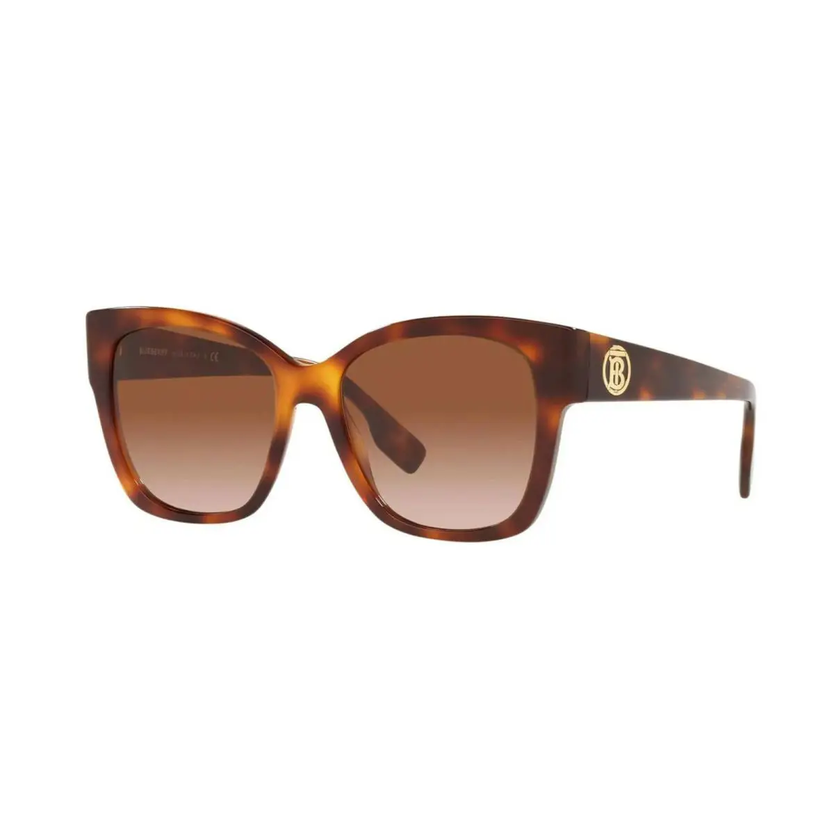 Burberry Ruth BE 4345 Havana/brown Shaded 3316/13 Sunglasses - Frame: Havana, Lens: Brown Shaded